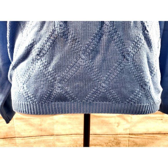 Barcode Blue Long Sleeve Sweater (L) - Picture 6 of 7